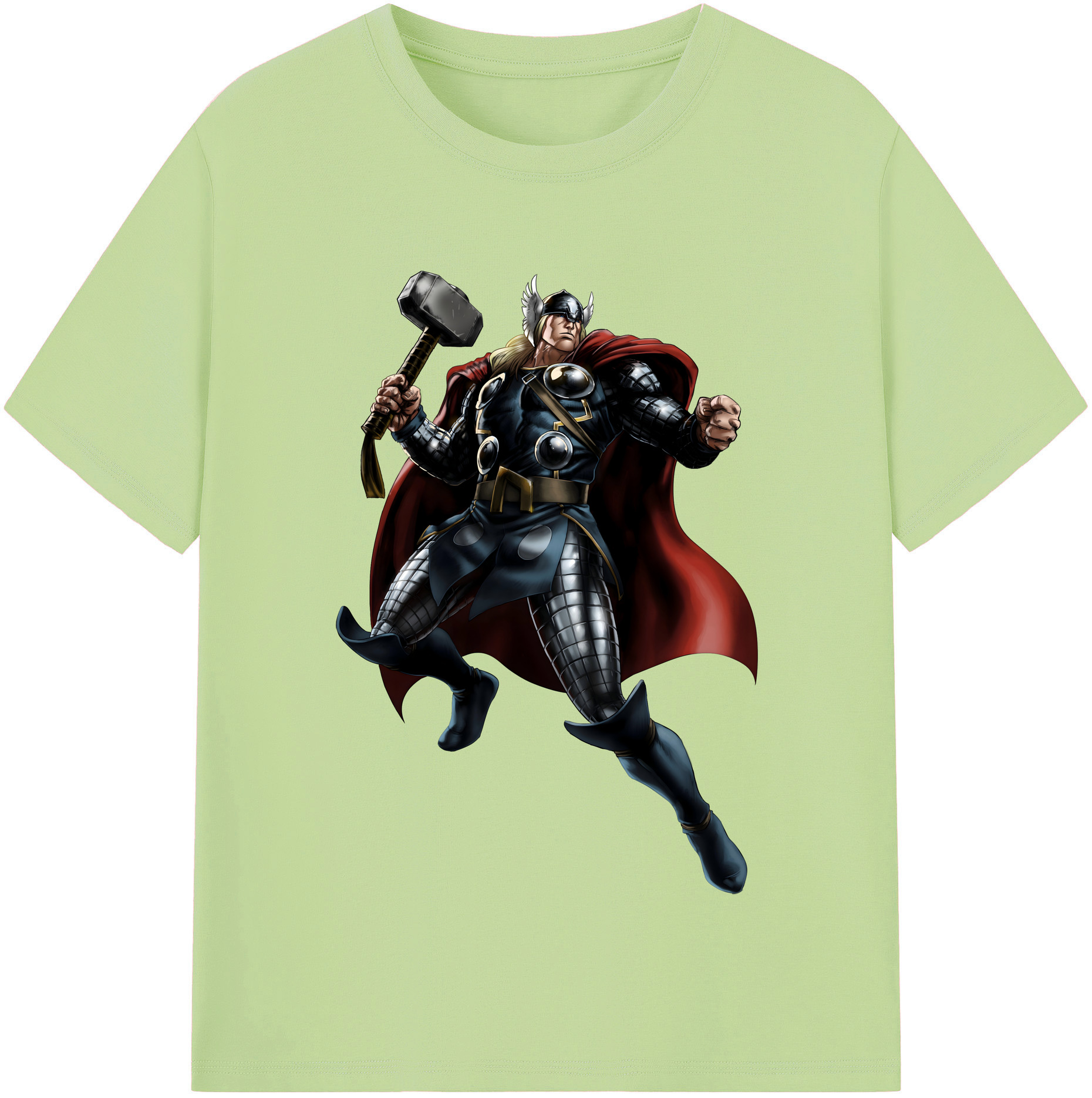 （画像用） アベンジャーズ The Avengers 綿100％半袖Tシャツ（フロントプリント）